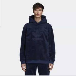 Adidas Originals Winterized Sherpa Pullover Hoodie